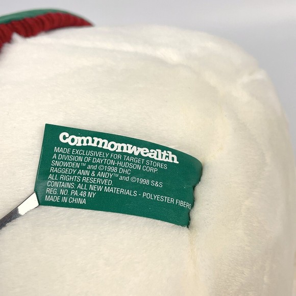 VTG NOS 1998 Snowden Plush Snowman Christmas 24” Commonwealth Target w/ Tags - Picture 12 of 15
